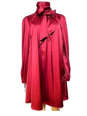 NWT $199 Badgley Mischka Gigi Dress Wine Size 2 to 4